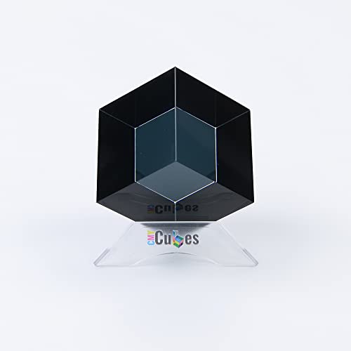 Cmy Cubes® - The K Cube (30Mm) - Black Cube (Cmy Cubes) - Optical Cube - Cyan, Magenta, Yellow - Subtractive Color Mixing, Diamond Polished, Scientific And Educational Toys, Gorgeous Physics Toys #TOP30
