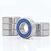 SUOFEILAIMU-PHONE CASE Durable Bearing R6rs ABEC-3 Bearings Blue Sealed Inch Size R6-2RS Shaft Ball Bearing R6 Parts for Hobby RC Car Truck 6Pcs