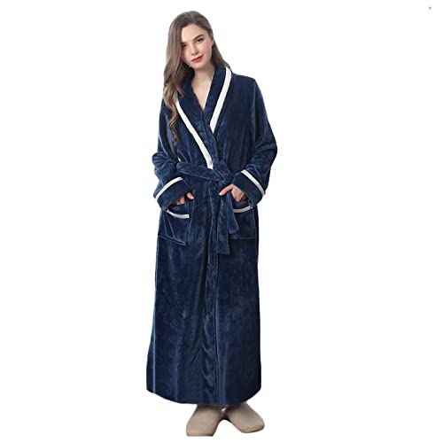 Robes manteau pour hommes femmes frileux, vêtement de nuit long contre le froid