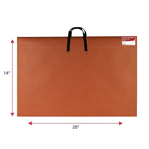 Image of Star Products Red Rope Artist Portfolio, 14 inch x 20 inch, 3 Pack