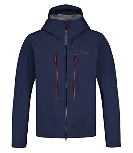 Rab Men's Khroma Kinetic Waterproof Breathable Jacket for Skiing and Mountaineering - Deep Ink - Large