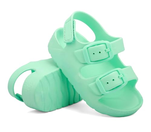 Image of ChayChax Toddler Boys Girls Double Buckle Sandals Children's Adjustable Back Strap Water Sandal