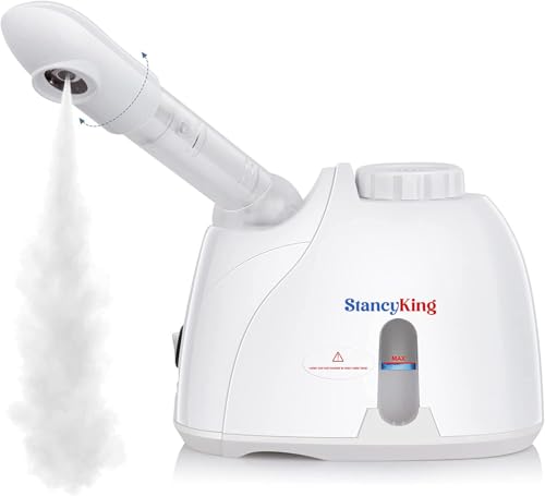 Image of StancyKing Professional Steamer For Cold and Cough Nose Facial at Home & Saloon (Facial Steamer K33S)