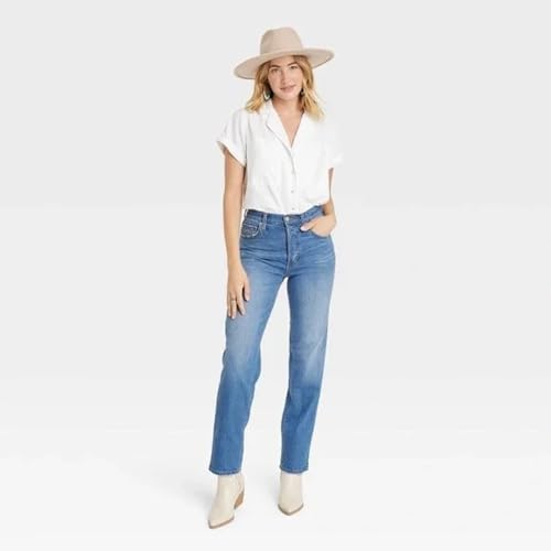 Universal Thread Women's High-Rise 90's Straight Jeans -3