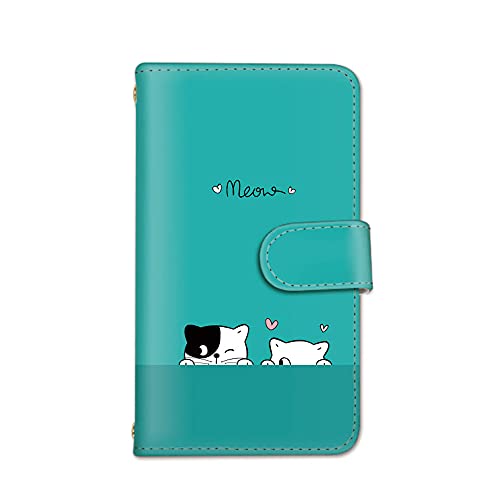 seventwo Galaxy S24FE �Ή� �g�уP�[�X �蒠�^ ���t�� �˂��� ������ �~���g animal_063 | �M�����N�V�[ �G�X�g�D�G���e�B�t�H�[ �G�t�C�[�Ή�,SCG30 �K��,�~���[,PU���U�[,�}�O�l�b�g�x���g,�X�^���h�@�\�t��,�S