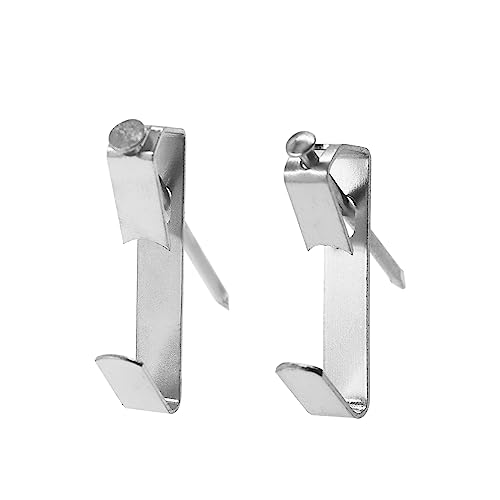 Image of 50 Pieces Picture Hanging Kit with Screws,SAFYY Picture Hooks for Hanging Pictures Heavy Duty,Wall Painting Hanging Hooks Picture Frame Hooks for Wall Mounting(Silver 30LB*30，50LB*20)