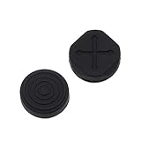 OTOTEC Uchwyty na kciuki kompatybilne z Sony PS Vita 1000 i 2000, smukłe, miękkie, silikonowe, analogowe, 12 szt., czarne