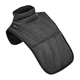 Ziennhu Halstuch, warm und schützend, winddicht, für Herren, Reiten, Angeln, Outdoor, Motorrad, kaltes Wetter, Winter, Schwarz, L