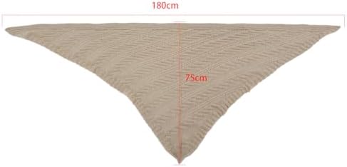Vrouwen Winter Warme Sjaal Middeleeuwse Vintage Gebreide Cosy Wrap