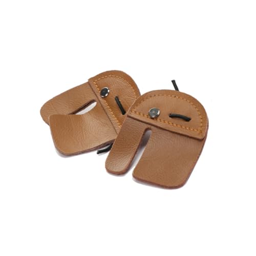 GALPADA Men's Left Hand Finger Tab - Adjustable Protective Glove with Arrow Pad for - Perfect for Target Shooting and Hunting Comfortable Fit and Durable Material