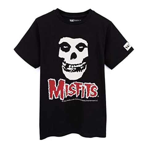 Misfits Kids Skull Band Logo T-Shirt Cover