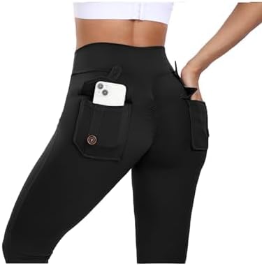 Cargo Leggings with Pockets Scrunch Butt Lifting Buttery Soft Gym Workout Leggings - Image 2