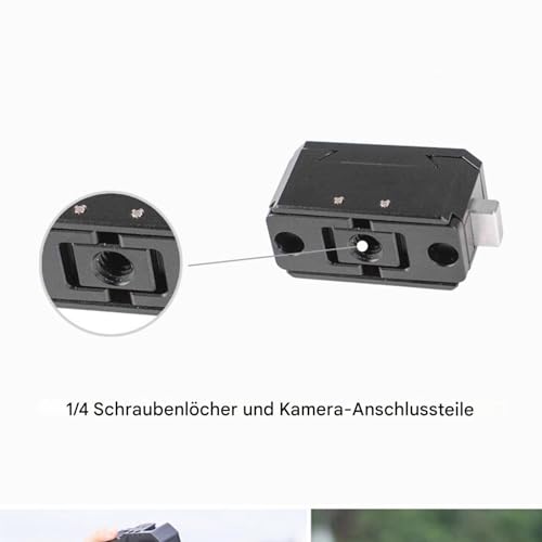 Soporte de vídeo estable y placa de liberación rápida para fotografía y streaming 7