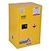 12 Gallon Dangerous Storage Explosion Proof Cabinet 22.8in W X 18.1in D X 35in H F﻿lammable Liquid Storage Cabinet Steel for Industrial Applications