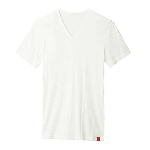 [グンゼ] インナーシャツ ホットマジック 柔らか温か VネックTシャツ MH1915 オフホワイト 日本 L(日本サイズL相当)のサムネイル