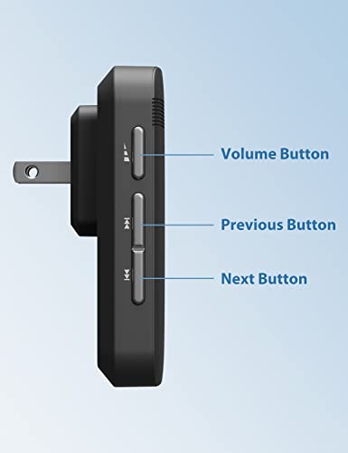 Wireless Doorbell Kit with 2 Receivers, 1300ft Range, 52 Melodies, LED Flash - for Home Use
