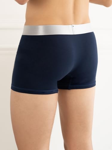 Image of KOFFY Men's Malleable Cotton Lycra Long Trunk with Minus Cutting Pouch and Moisture Wicking Properties