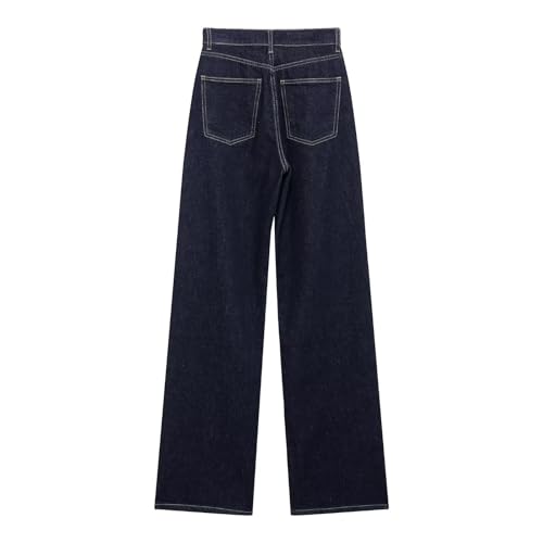 Baggy Jeans y-2k for Women 2025 Summer Elegant High Waisted Wide Leg Pants with Pockets2