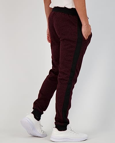 Real Essentials Mens Joggers Sweatpants Fleece Pants Active Jogger Sports Athletic Training Track Gym Running Workout Fit Tapered Casual French Terry Quick Dry Fit Pockets Bottom, Set 6, L, Pack Of 3 #TOP2