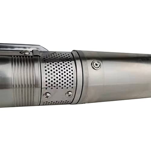 Zyiy 3" Submersible Pump Deep Well Pump 3/4Hp 220-240V/60Hz Well Pump 223Ft Head 18.5Gpm 98.6Psi With 33Ft Cable 1" Outlet Submersible Water Pump Single-Phase Irrigation Pump Home Garden Agricultural #TOP4