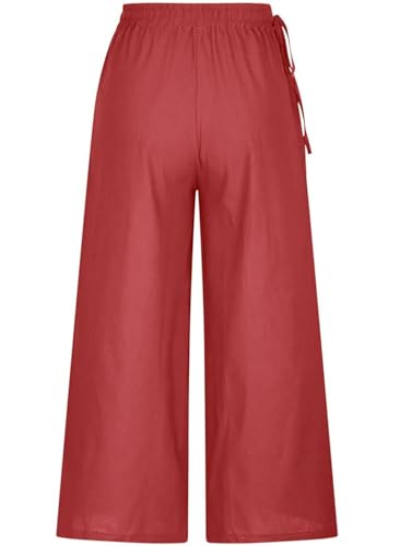 Image of KOTTY Womens Solid Stylish Red Gumball Pant