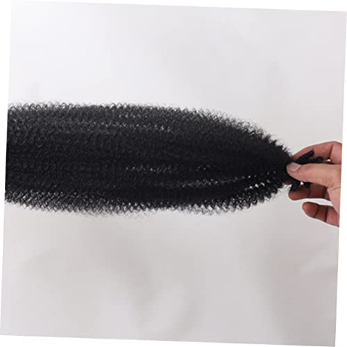 Extensions de cheveux tressés bouclés synthétiques afro volume et pose rapide - 2