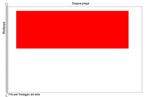 AL PRODUCTION Bandiera in Tessuto Nautico Misura 70x100 Indonesia