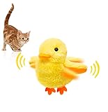 PetDroid Interactive Cat Toys for Indoor Cats, Rechargeable Touch Activated Duck Cat Squeaking Catni