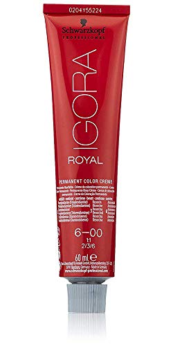 Foto von Schwarzkopf IGORA Royal Premium-Haarfarbe 6-00 dunkelblond natur extra, 1er Pack (1 x 60 ML)