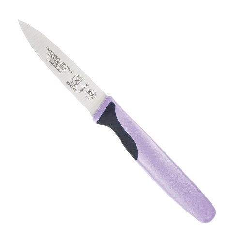 Mercer Culinary Millennia Color Handle Cutlery 3" Slim Paring Knife Purple