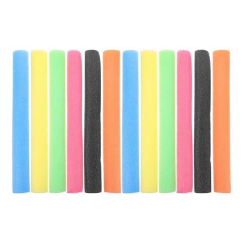 CHILDWEET Tubos de Espuma Anticolisión para, 12 Fundas Acolchadas de Colores Surtidos, Protección Infantil para Camas Elásticas y Barandillas, Instalación Rápida y Segura Varios Estilos