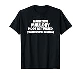MALLORY Personalized Women's Gift Custom MALLORY T-Shirt