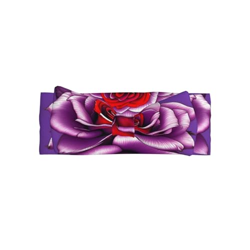 Fuchsia Rose Baby bow headband, printed, colorful and varied, soft and skin-friendly, good elasticity