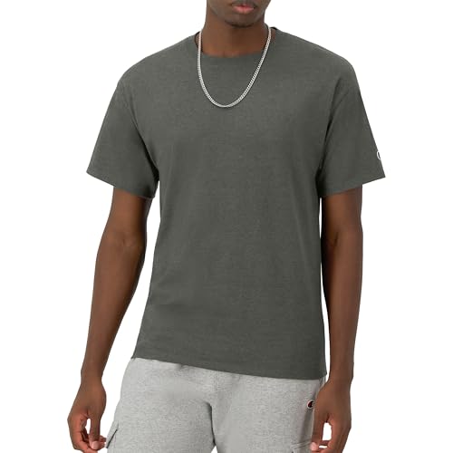 T-shirt Champion homme coton col rond idéal pour le sport, les sorties et les week-ends