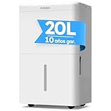 Kresico Deshumidificador 20L/día, Depósito extraíble