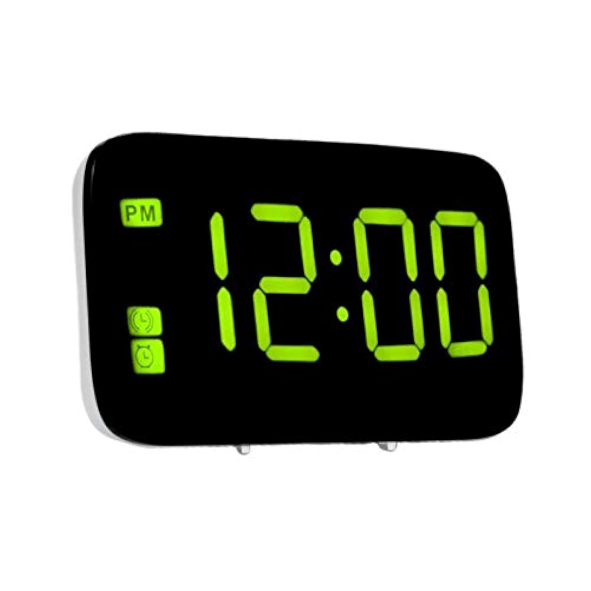 LED Projection Alarm Clock with Voice Control, Green