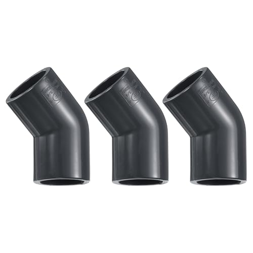 HARFINGTON 45 Degree Elbow PVC Pipe Fittings 3/4