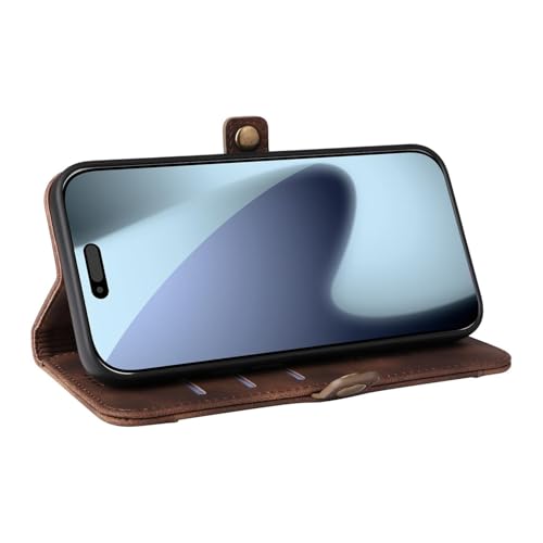 Housse cuir iPhone 17 Air à clapet avec bords souples antichoc - 5