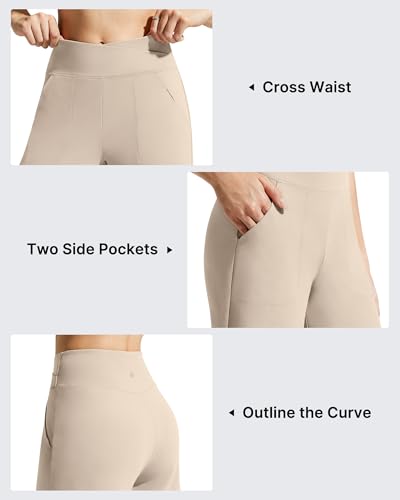 Image of G4Free Evergoing Athletic Shorts for Women with Pockets 6 inch /14 inch Cross Waist