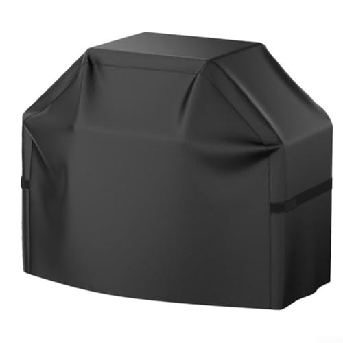 FACAIIO Cubierta de parrilla de gas de poliéster impermeable de 56 pulgadas con malla de ventilación para parrillas de 3 a 4 quemadores, color negro