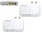 StarLink MoCA 2.5 Ethernet Adapter, Two Gigabit Ethernet Ports, 2 Pack (MN2550)
