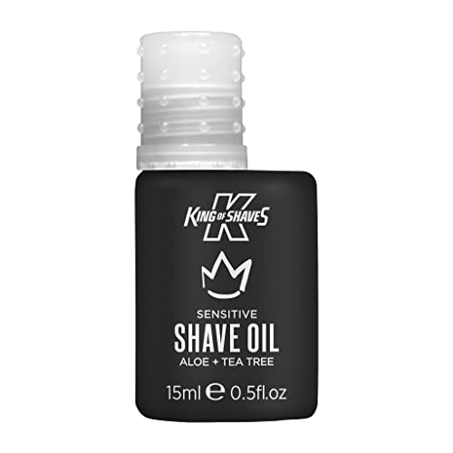 King Of Shaves Sensitive Shaving Oil, Shaving Oil For Men, TWIN PACK, Packaging May Vary 0.51 fl oz