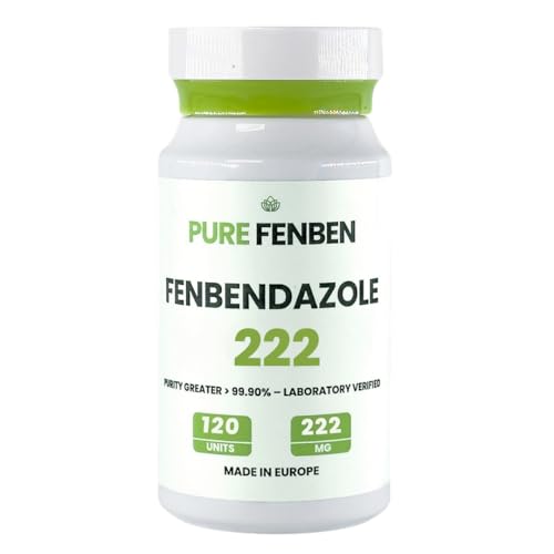 Fenbendazole 222 mg | >99.90% Pure | Lab-Verified | 120 Units