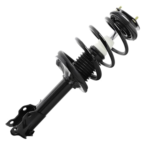 Image of Detroit Axle - 6pc Struts Sway Bars for 2000-2001 Nissan Sentra, 4 Front Rear Struts with Coil Springs 2 Front Sway Bars Replacement Suspension Kit