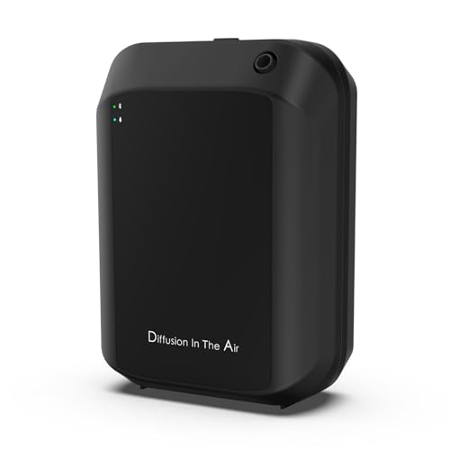 Difusor aromático eléctrico LICAEVEY control APP montaje pared negro