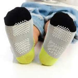Image of CUTEABLY Baby Boys & Baby Girls Cotton Grip Socks (Pack of 6)