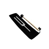 BESTonZON Aluminiumlegierung Tuning Fork Mit Silikonhammer Und Tragetasche Für Medizinische Audio-tests Für Nerven Und Höruntersuchungen Leicht Und Langlebig