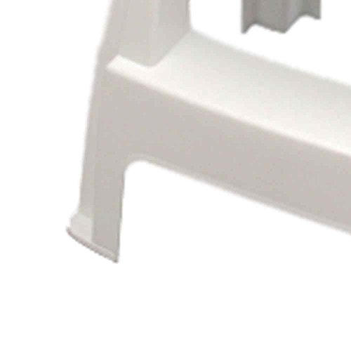 Banqueta Plástica Monobloco Com Escada Paiva Branca Tramontina 92421/010