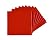 4 in Ceramic Tile Gloss 4 1/4" Box of 10 Piece for Bathroom Wall and Kitchen Backsplash (Red)