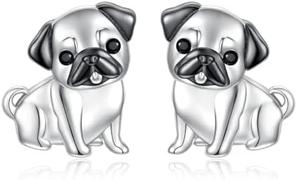 arete de plata de ley para perros, bulldog francés, Yorkie Schnau...